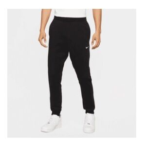 Nike Black Tapered Sweatpants with Elastic Waistband - men’s small